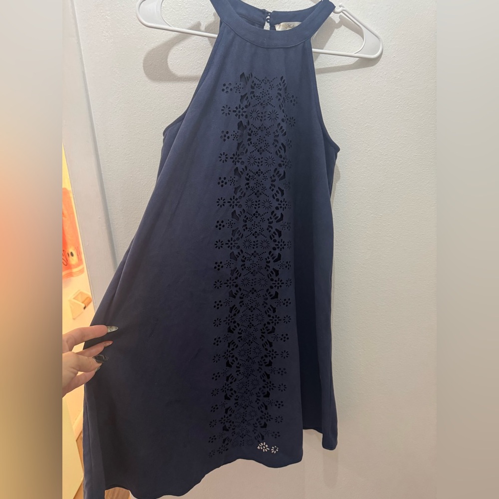 ANDREE BY UNIT Navy  Dress - Picture 6 of 7